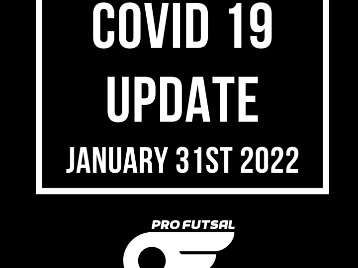 Covid 19 – 31st of January 2022 Update